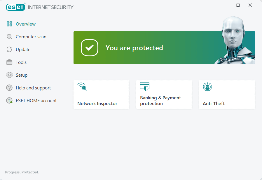 ESET Internet Security Interface