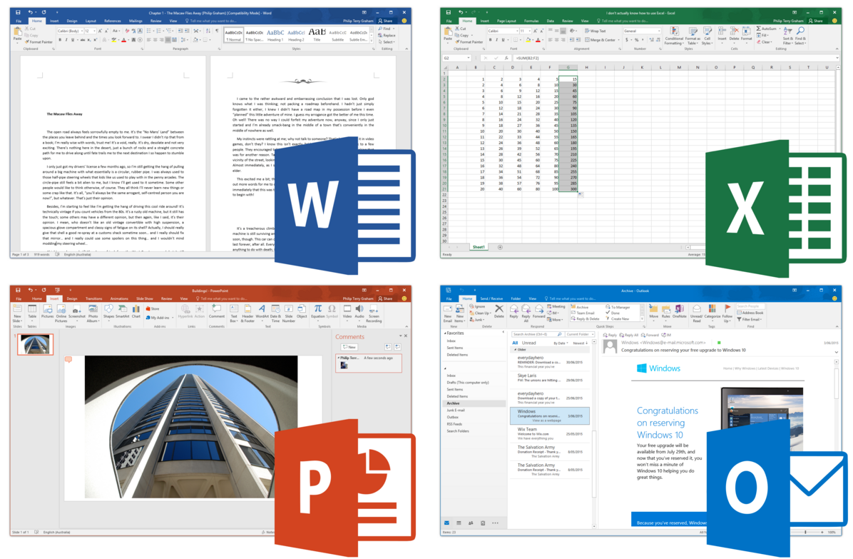 Experience a classic Microsoft Office suite with enhanced productivity and collaboration features