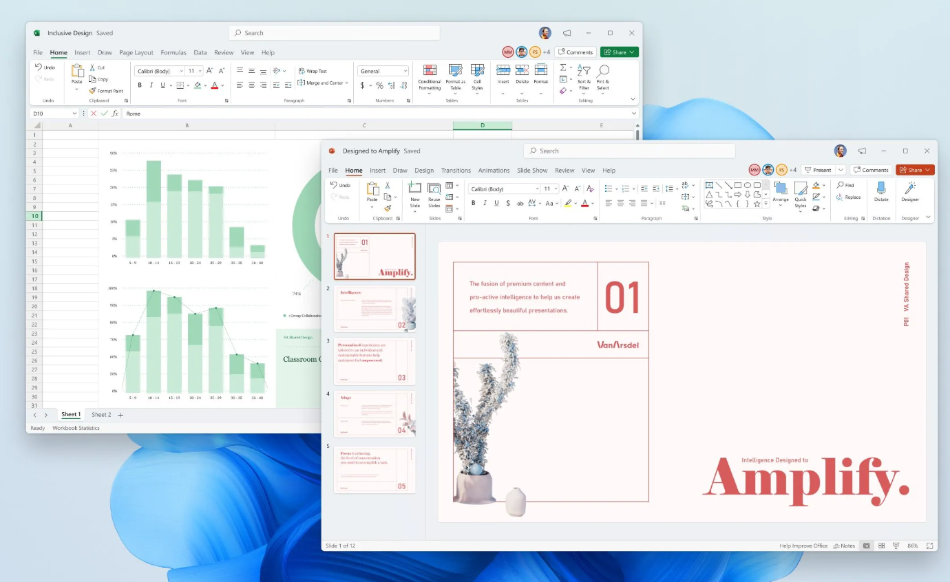 Office 2021 Home and Student Interface