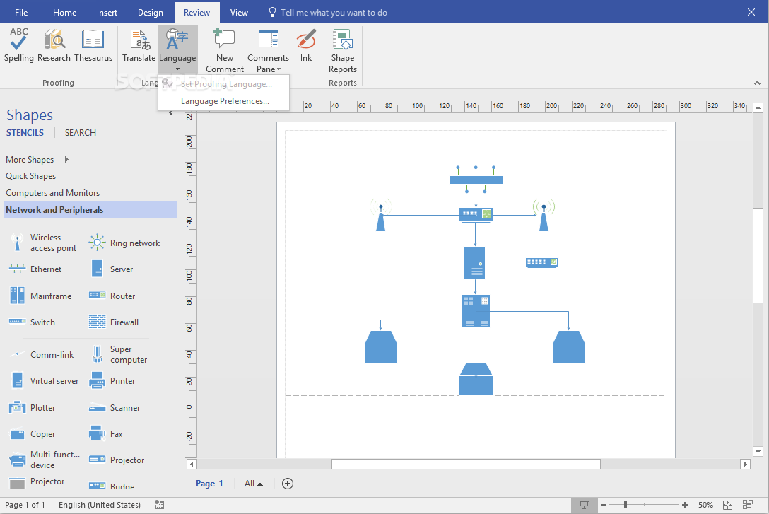 Visio 2016 Diagram Example