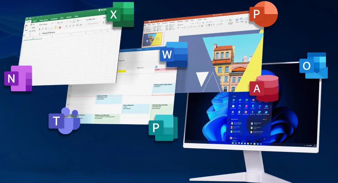 Windows 11 Start Menu and Office 2021 Apps
